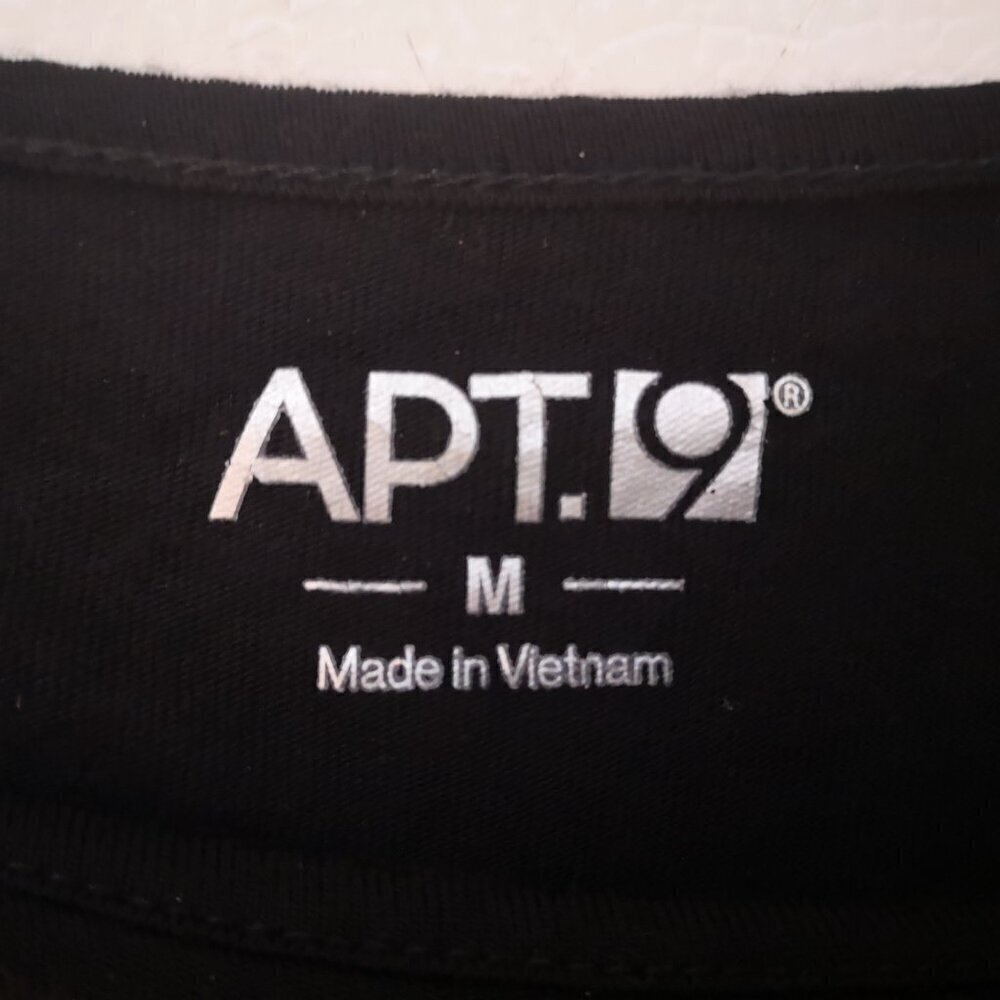 Apt. 9 Ladies Black with Sequins on Front Size Medium Top - Picture 3 of 9